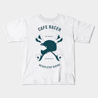 Cafe Racer Vintage Motorcycle Tee Kids T-Shirt